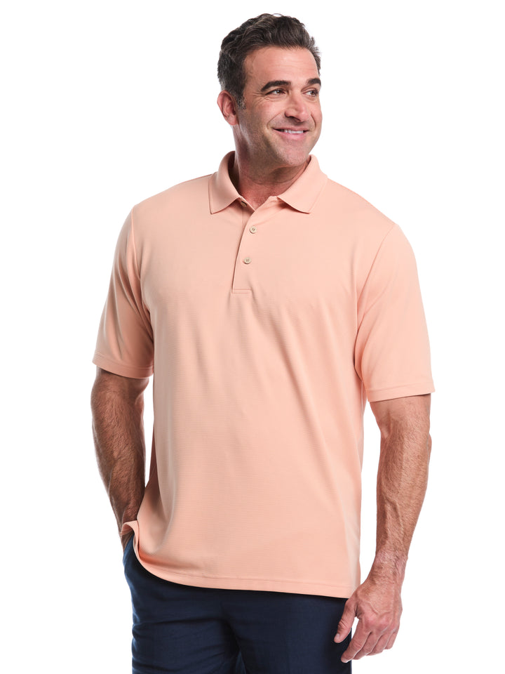 Big & Tall Ottoman Polo Shirt (Dusty Coral) 