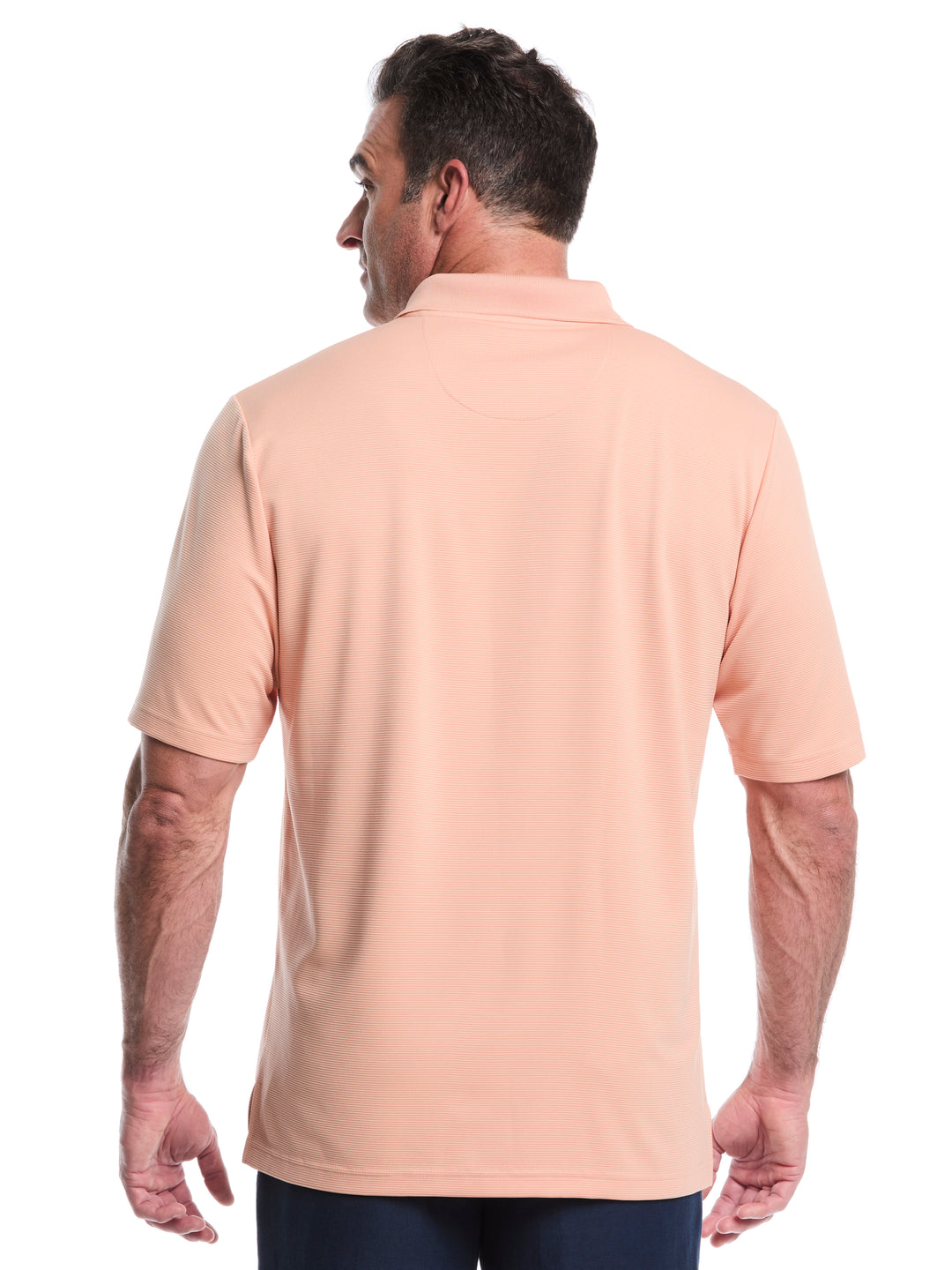 Big & Tall Ottoman Polo Shirt (Dusty Coral) 