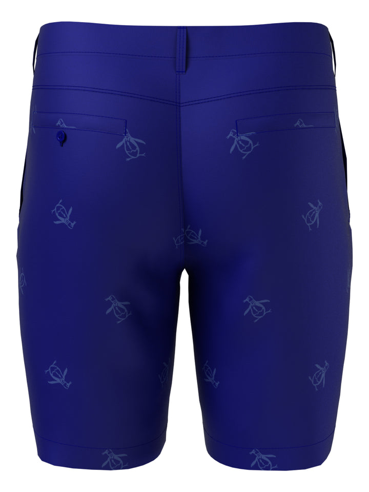 Pete Embroidered Flat Front Golf Shorts (Limoges) 