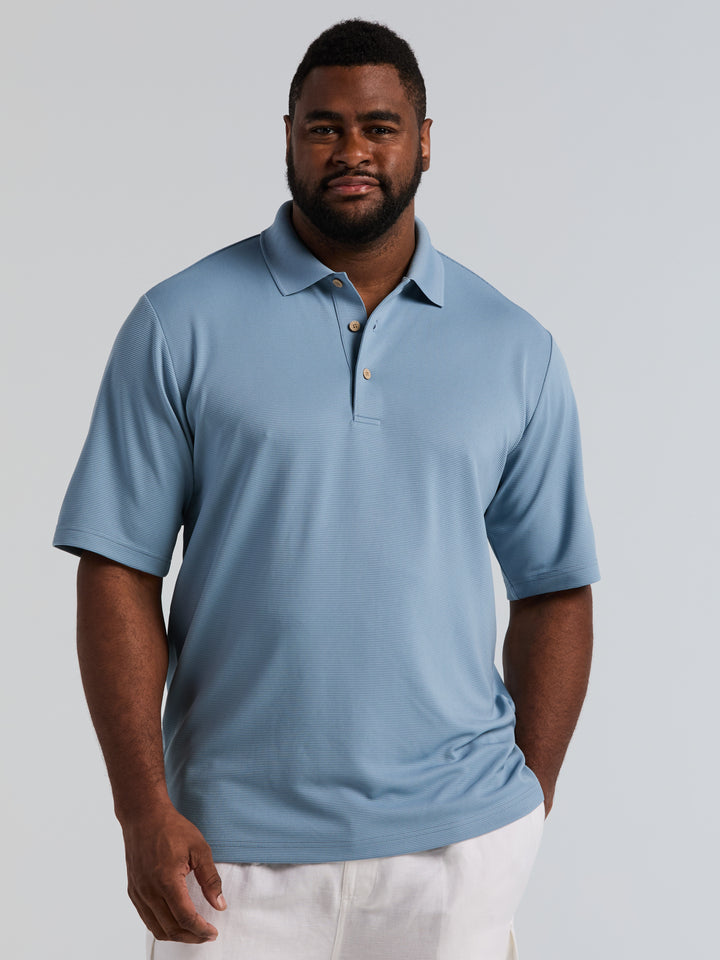 Big & Tall Ottoman Polo Shirt (Mountain Spring) 