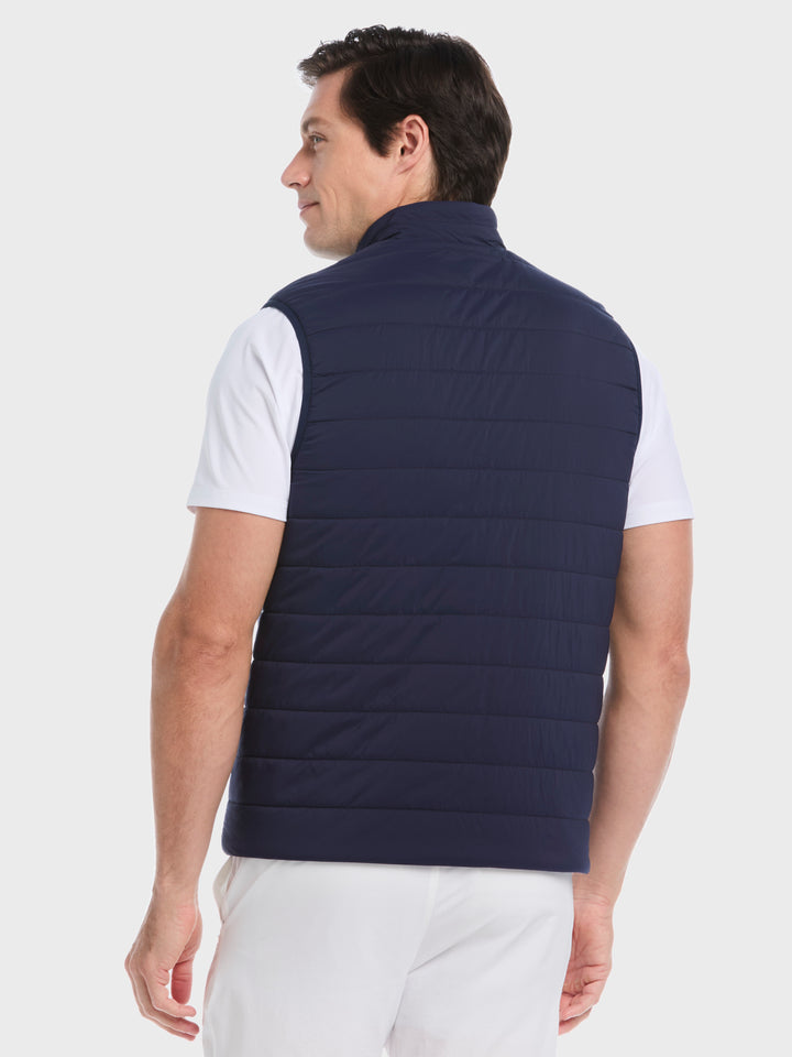 Reversible Insulated Golf Vest (Black Iris) 
