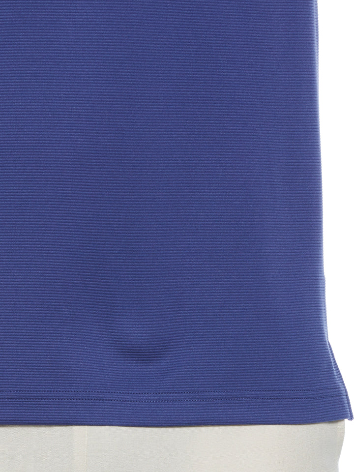 Wicking Ottoman Golf Polo Shirt (Skipper Blue) 