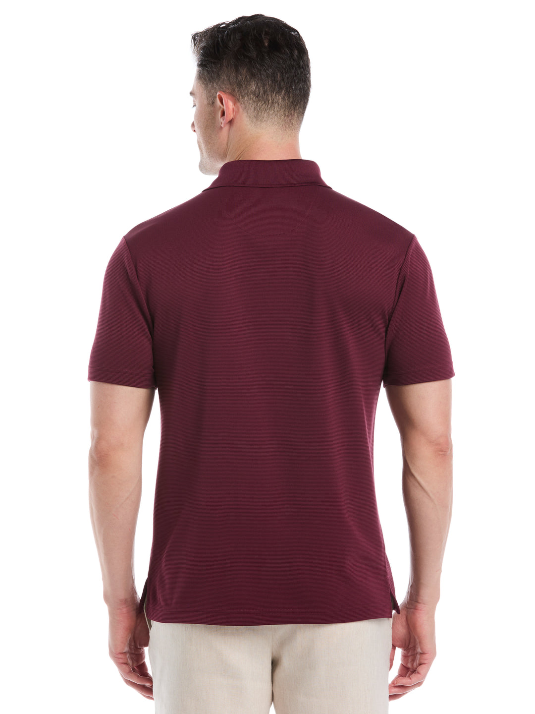Wicking Ottoman Golf Polo Shirt (Windsor Wine) 