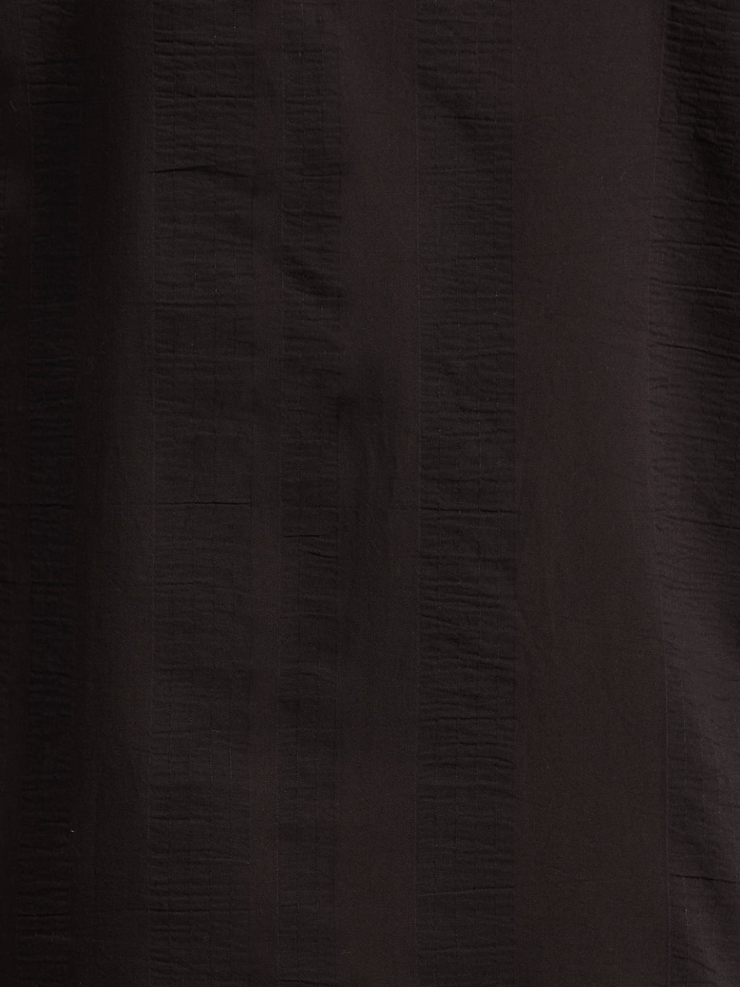 Seersucker Texture Shirt (Jet Black) 