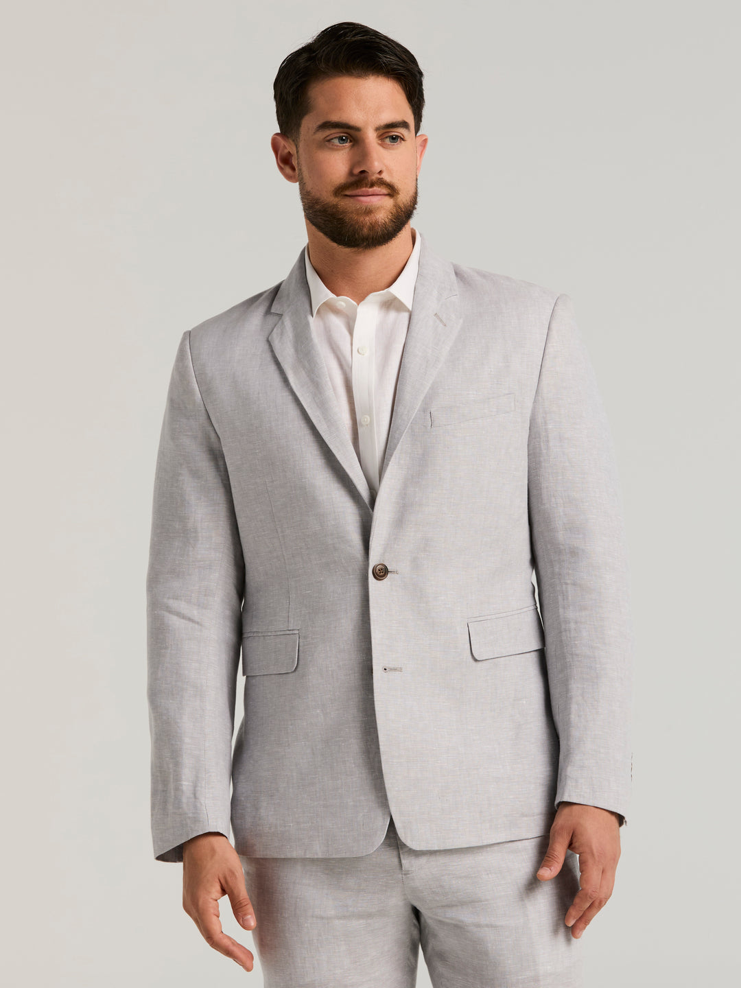 Delave Linen Sport Coat (Sleet) 