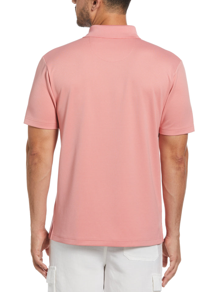 Wicking Ottoman Golf Polo Shirt (Brandied Apricot) 