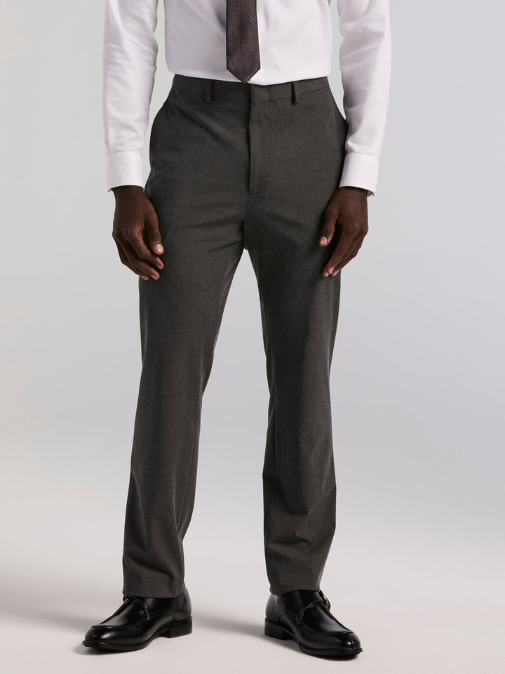 Slim Fit Gabardine Suit Pant (Charcoal) 