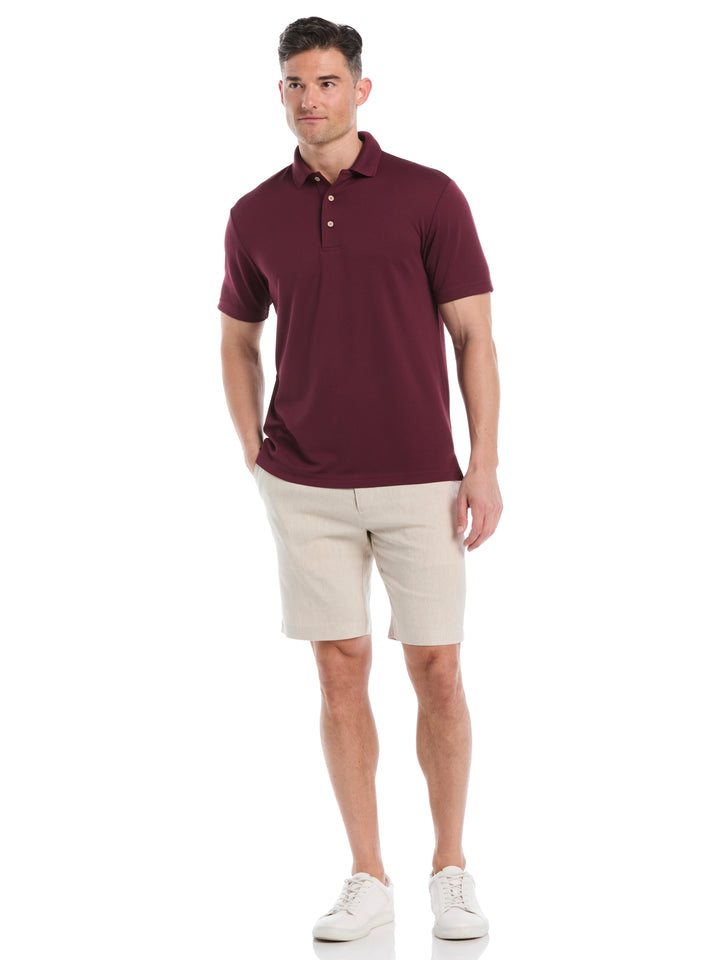 Wicking Ottoman Golf Polo Shirt (Windsor Wine) 