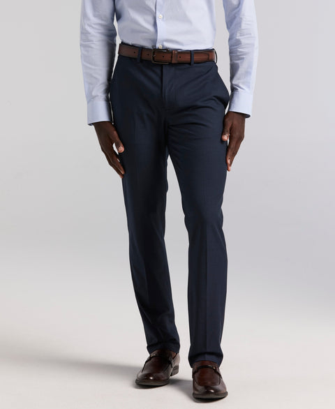 Dobby Louis Slim Fit Suit Pants (Total Eclipse) 