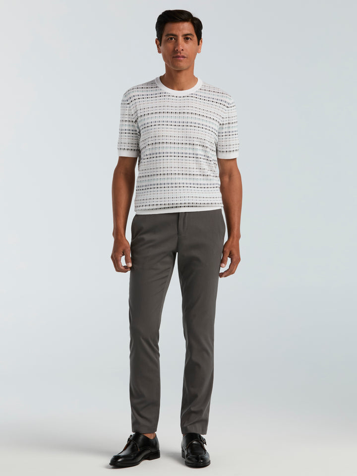 Slim Fit Water Resistant Tech Suit Pant (Smoked Pearl) 