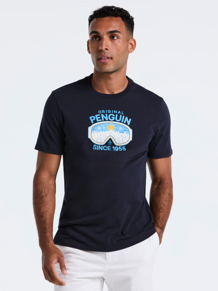 Ski Goggles Graphic Tee (Dark Sapphire) 