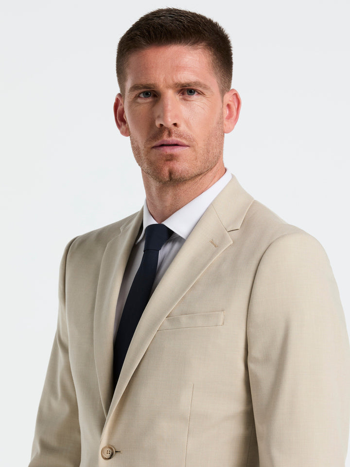Dobby Louis Slim Fit Suit Jacket (Island Fossil) 
