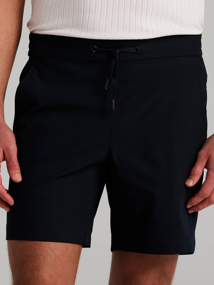 7" Duraflex Tricot Drawstring Short (Dark Sapphire) 