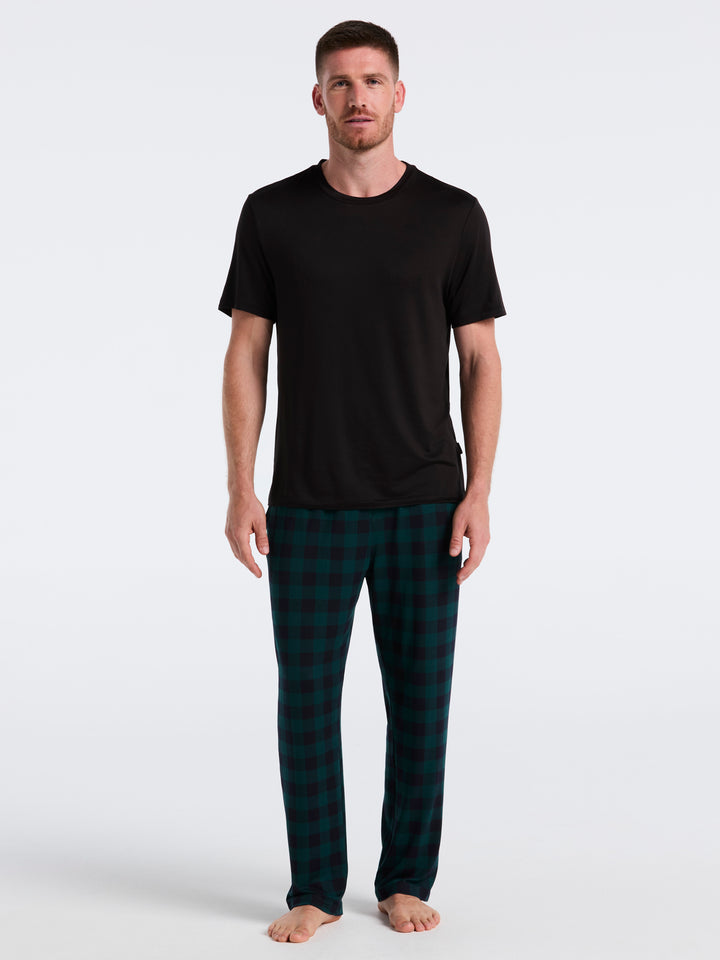 Deluxe Touch Buffalo Plaid Sleep Pant (June Bug) 