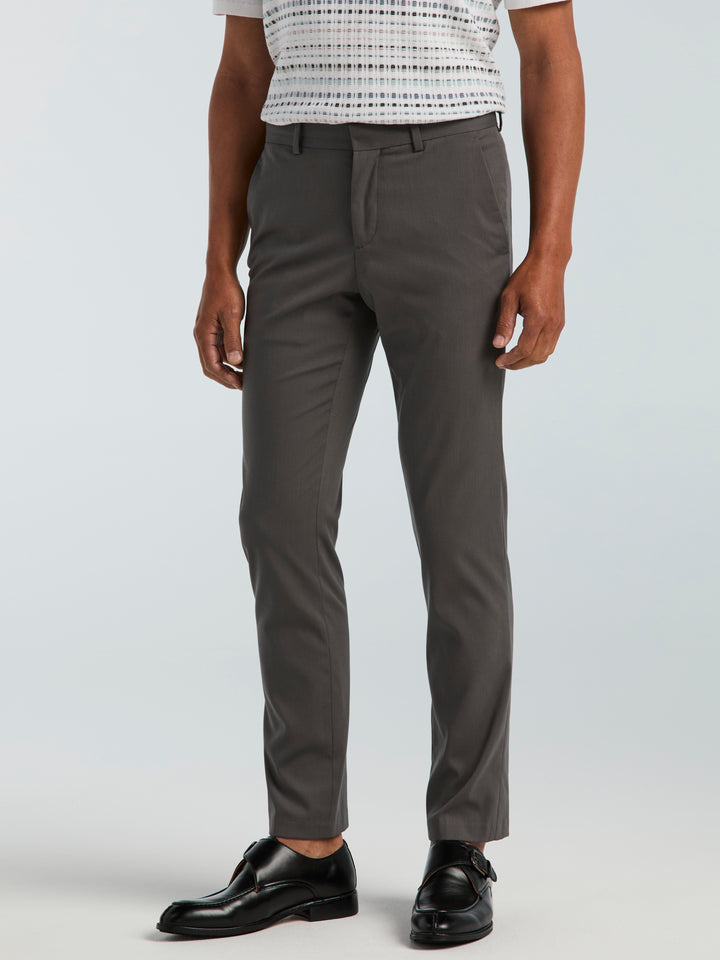 Slim Fit Water Resistant Tech Suit Pant (Smoked Pearl) 