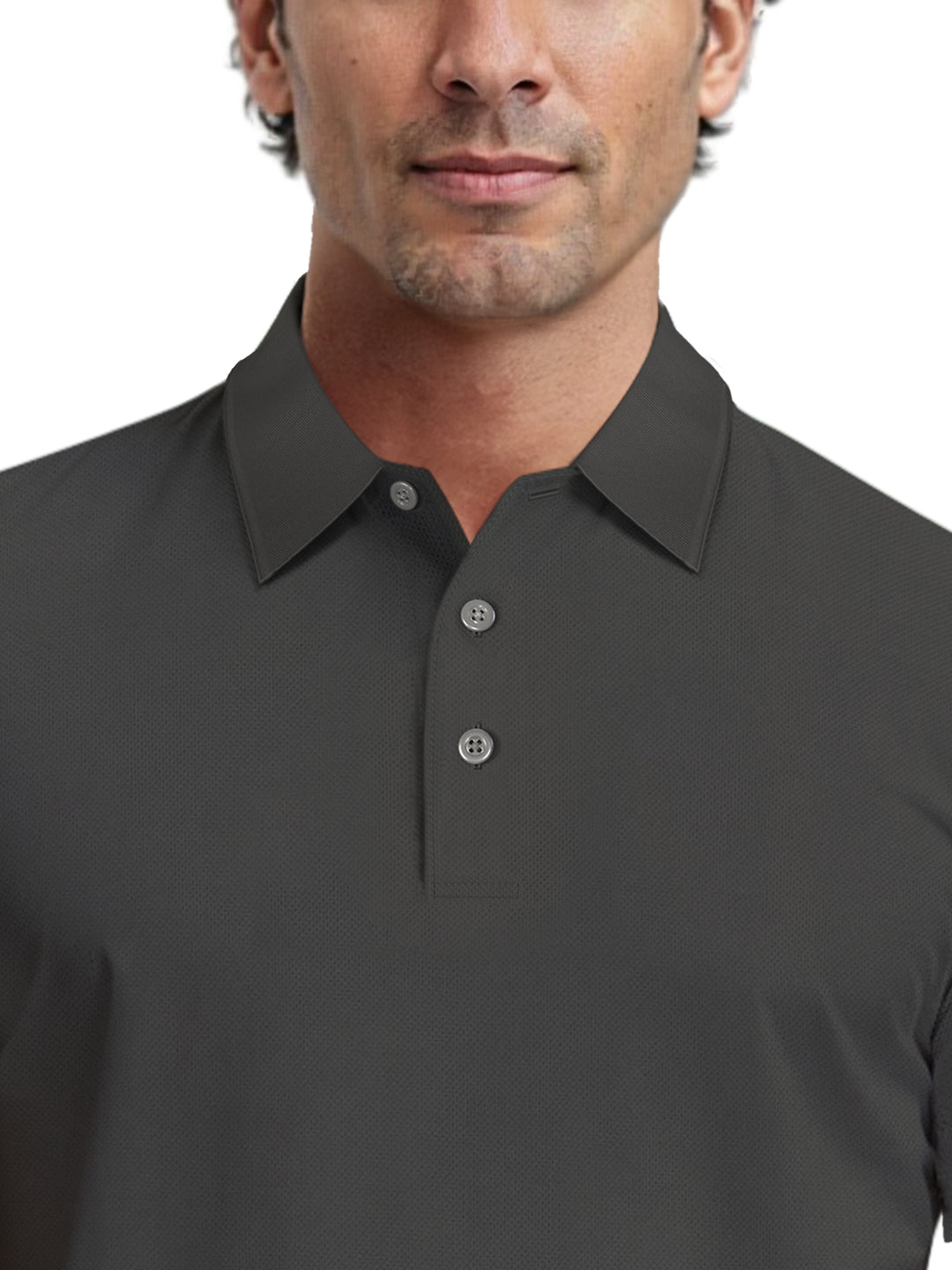 Airflux Mesh Golf Polo (Asphalt) 