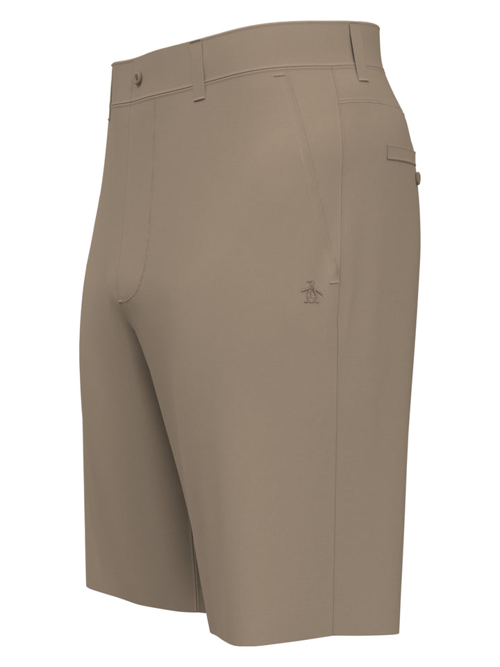 Flat Front Solid Golf Shorts (Chinchilla) 