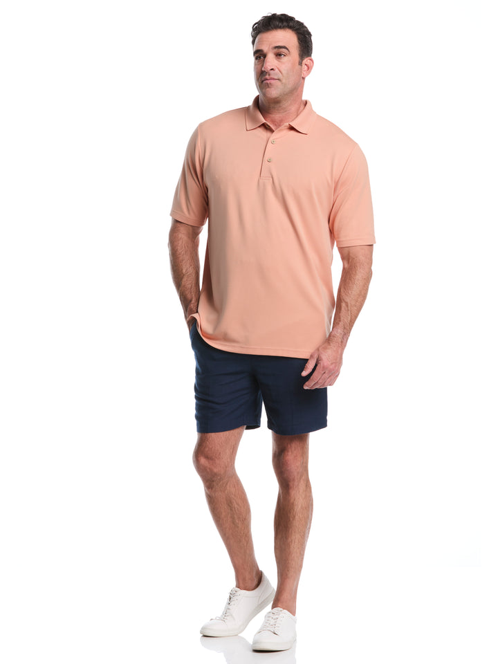 Big & Tall Ottoman Polo Shirt (Dusty Coral) 