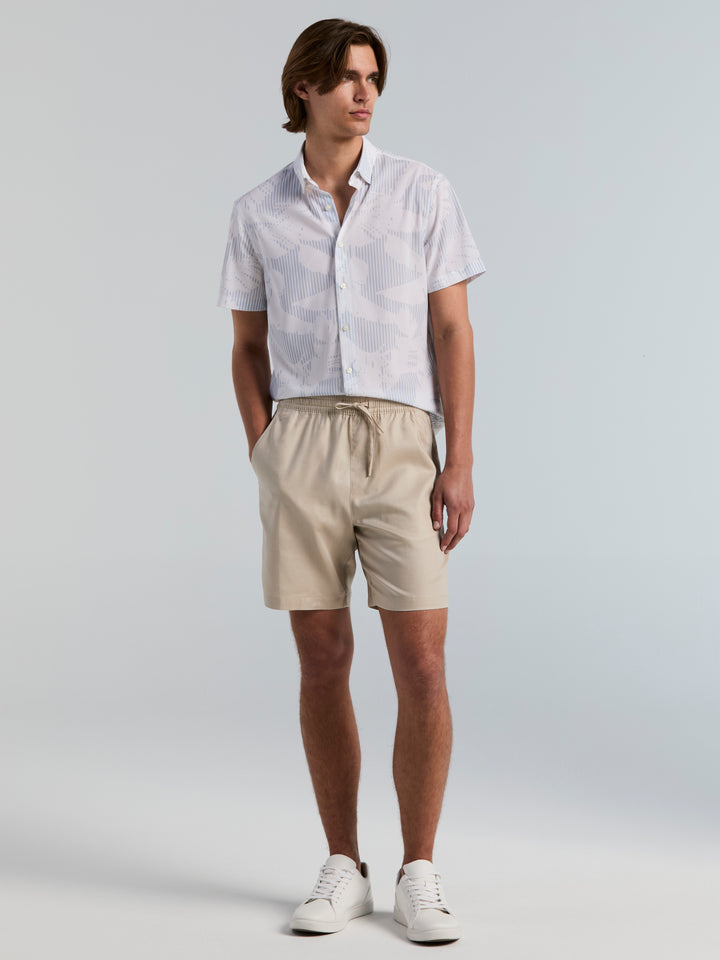 8" Drawstring Shorts (Silver Birch) 