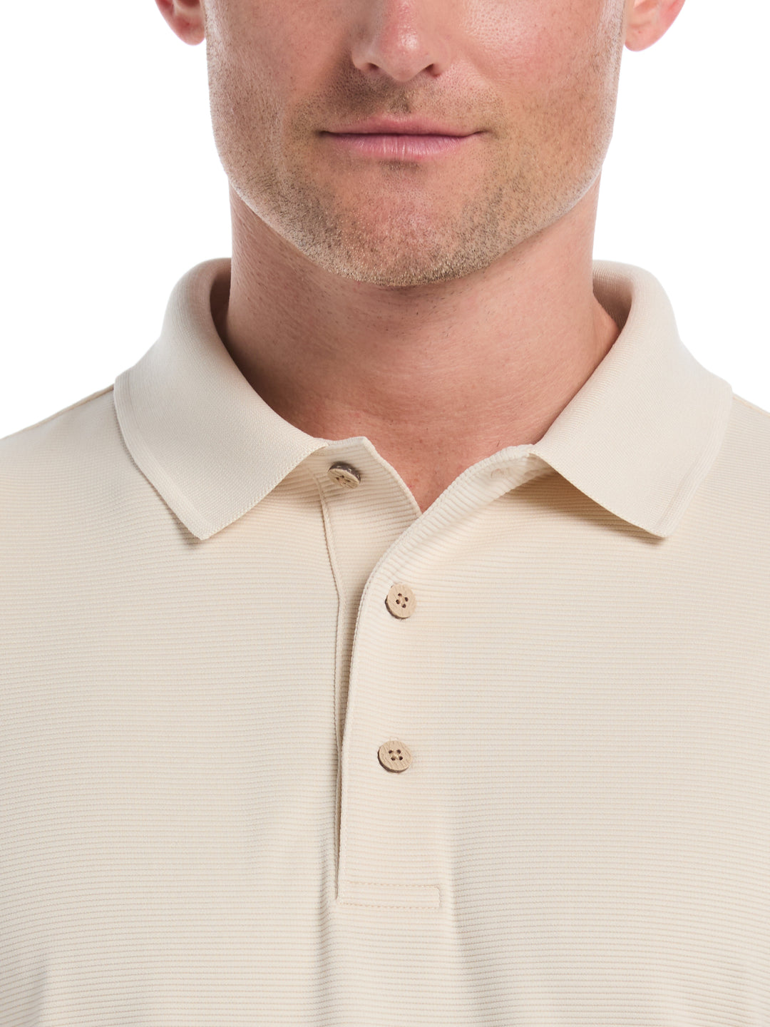 Wicking Ottoman Golf Polo Shirt (Summer Sand) 