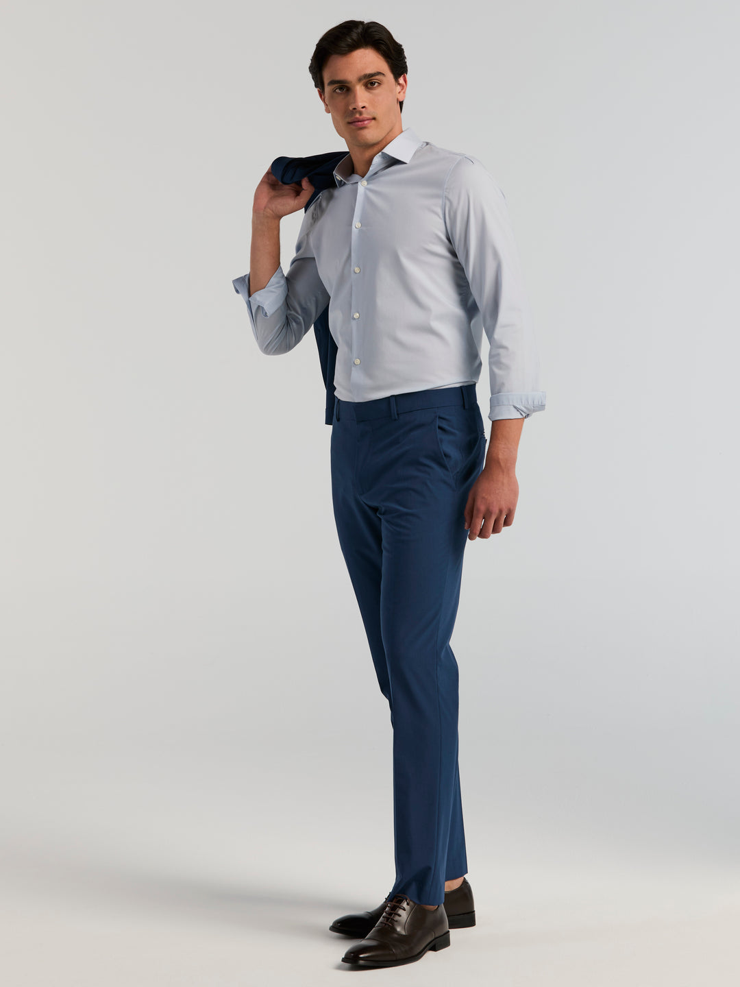 Slim Fit Total Stretch Suit Pants (Sargasso Sea) 
