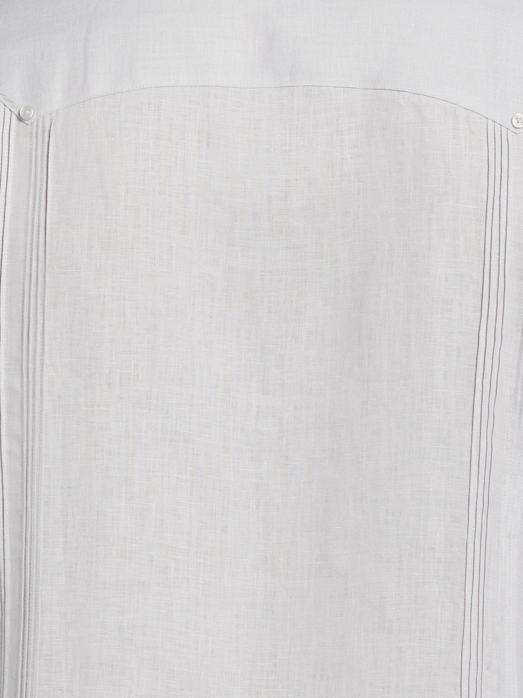 Big & Tall Linen Guayabera Shirt (Micro Chip) 