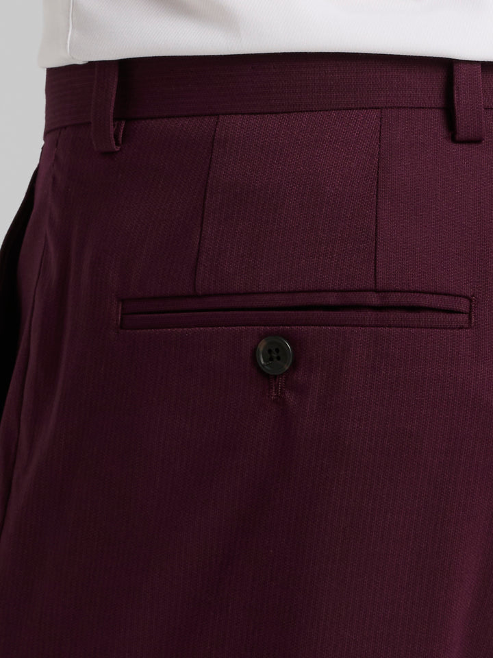 Slim Fit Water Resistant Tech Suit Pant (Winetasting) 