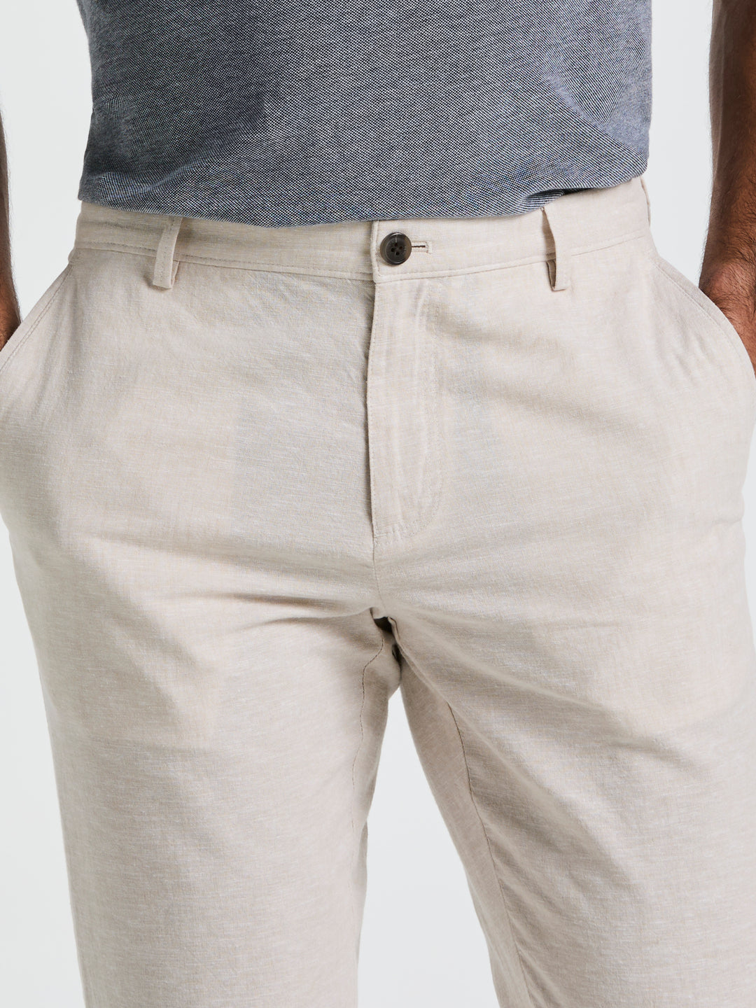 Yarn-Dye Linen Chino Pant (Natural Linen) 