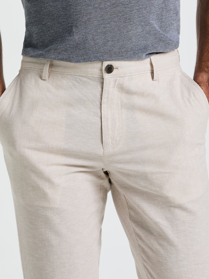 Yarn-Dye Linen Chino Pant (Natural Linen) 