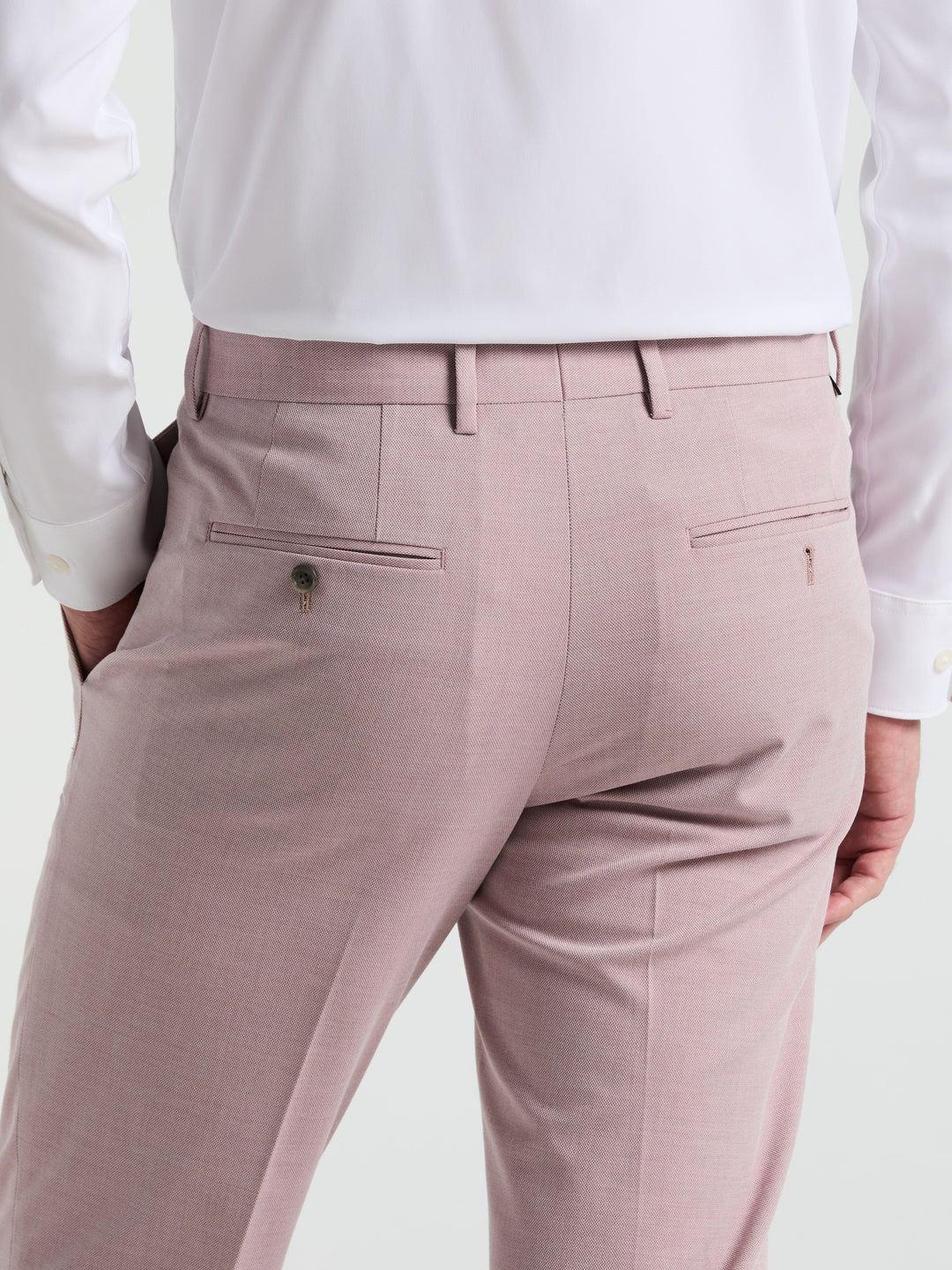 Dobby Louis Slim Fit Suit Pants (Orchid Ice) 