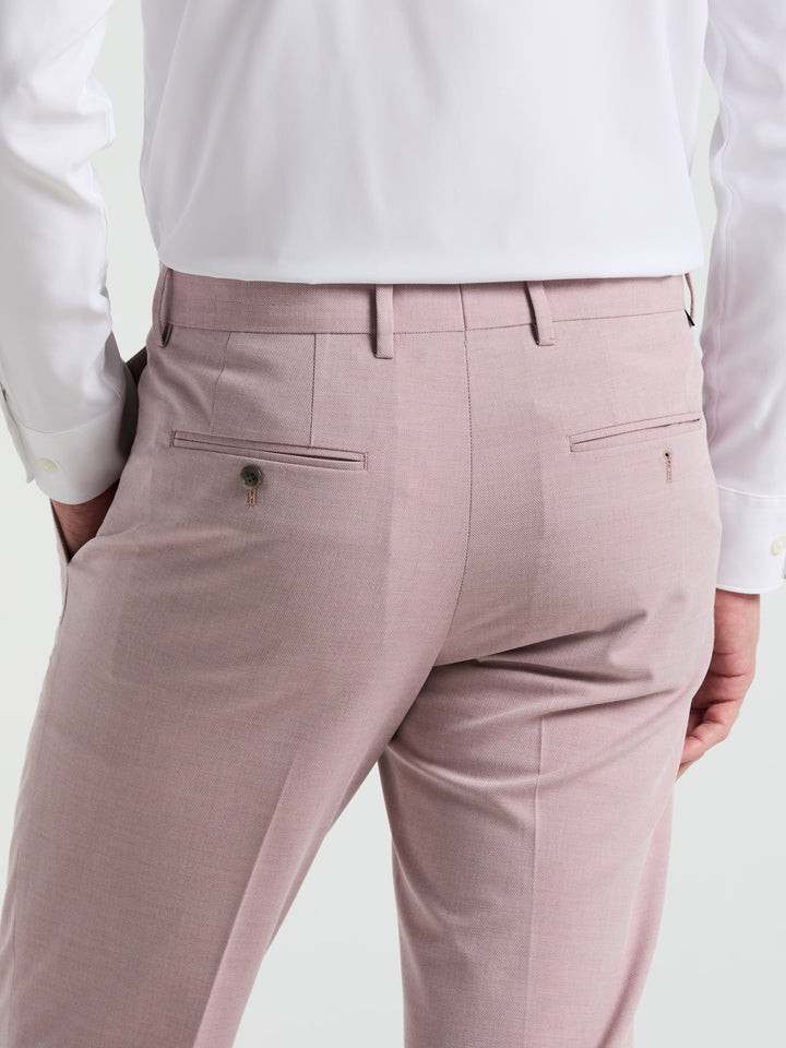 Dobby Louis Slim Fit Suit Pants (Orchid Ice) 
