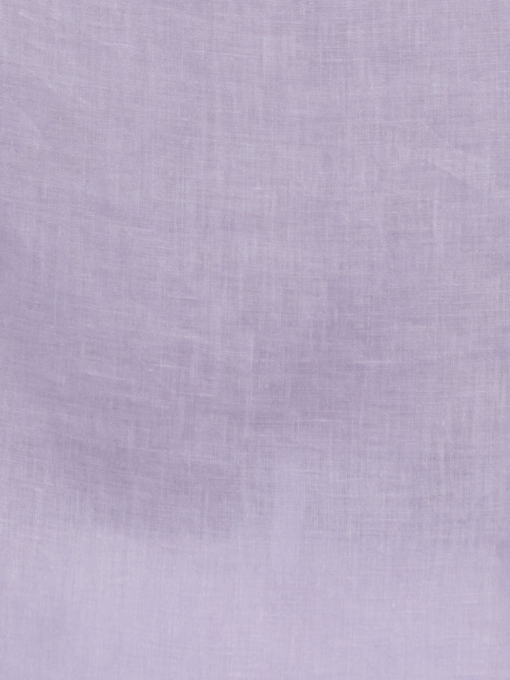 Linen Guayabera Shirt (Heirloom Lilac) 