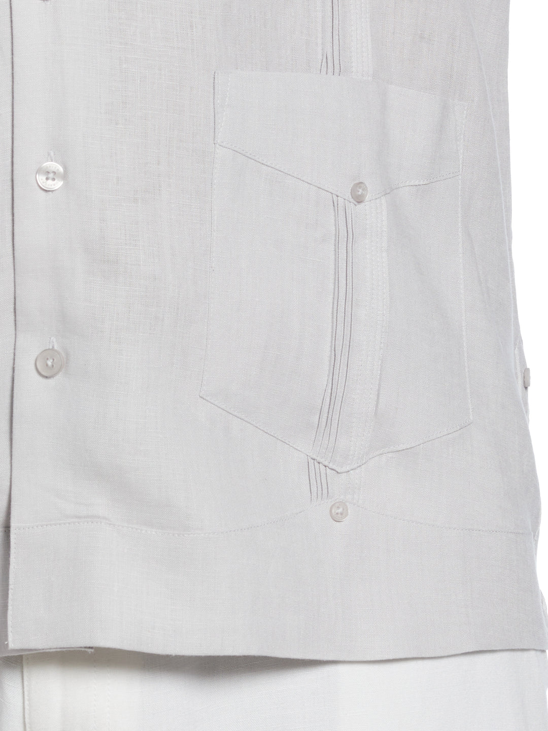 Linen Guayabera Shirt (Micro Chip) 