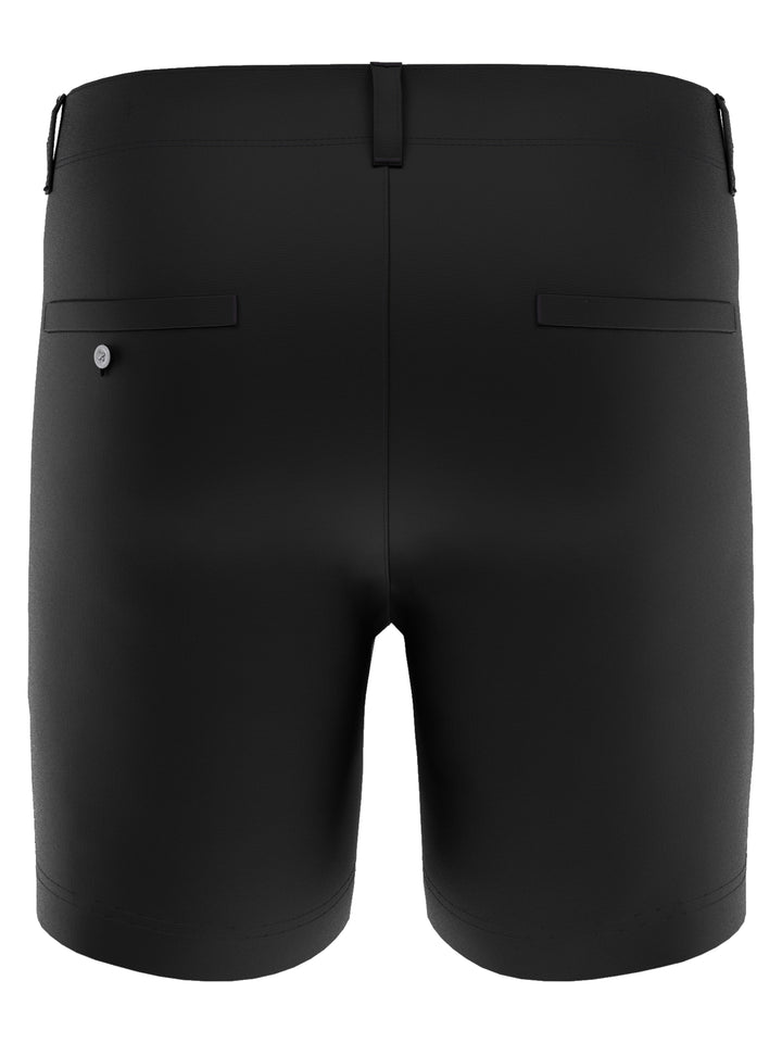 7” Flat Front Golf Short with Active Waistband (Caviar) 