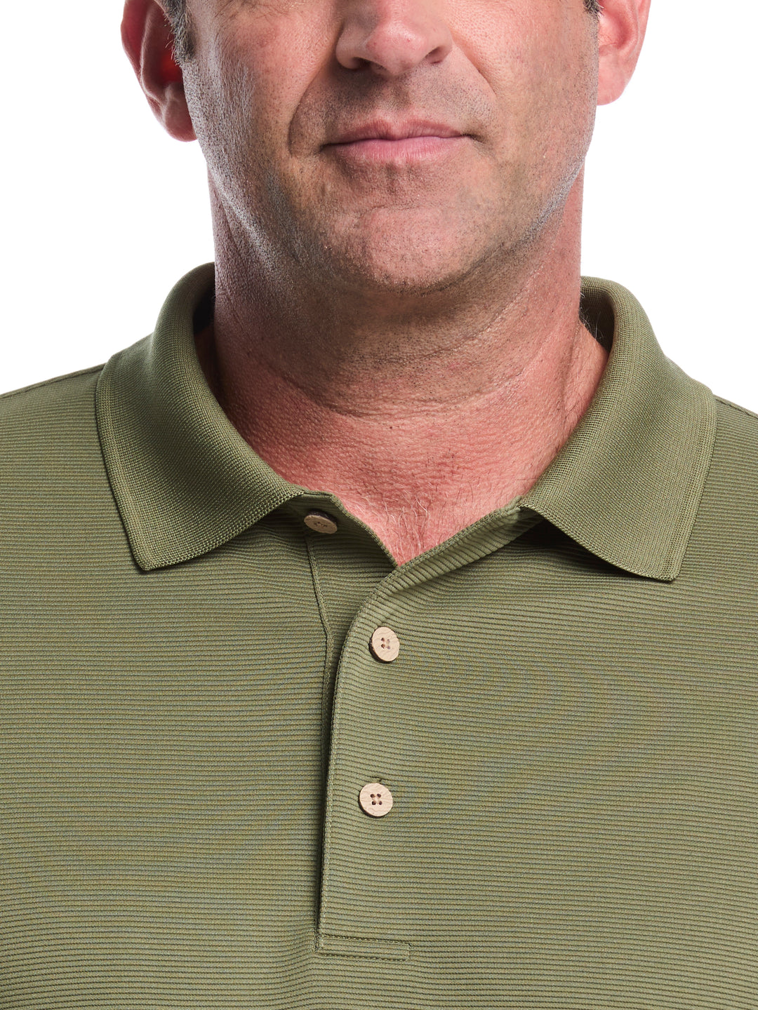 Big & Tall Ottoman Polo Shirt (Olivine) 