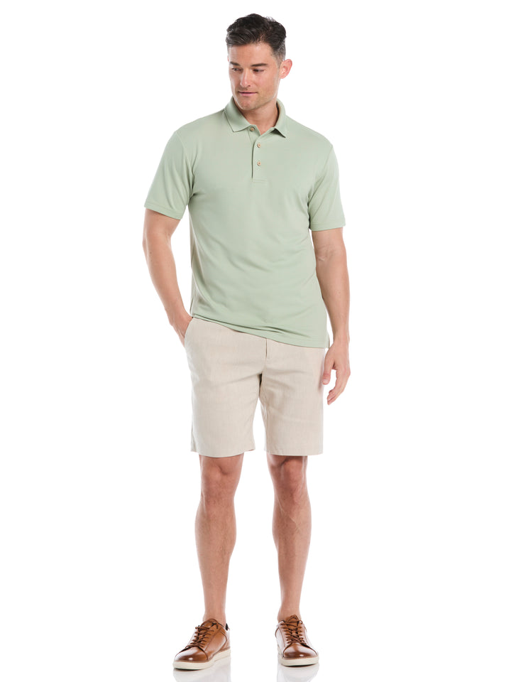 Wicking Ottoman Golf Polo Shirt (Reseda) 