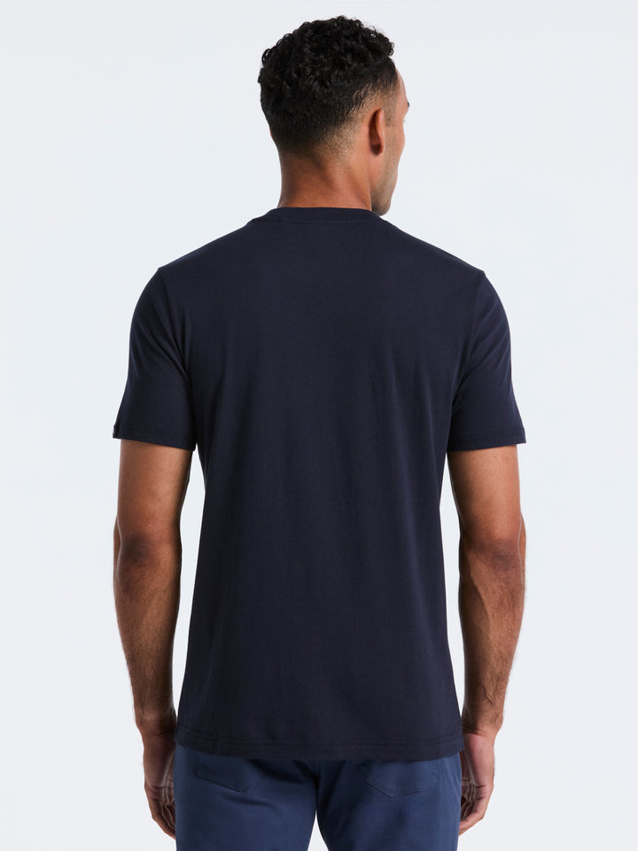 Pete Fill Graphic Micro Geo Tee (Dark Sapphire) 
