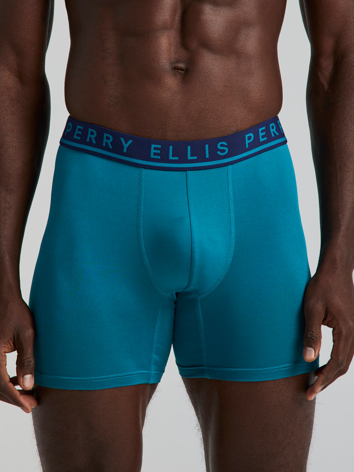 Viscose 4-Pack Boxer Brief (Caneel Bay) 