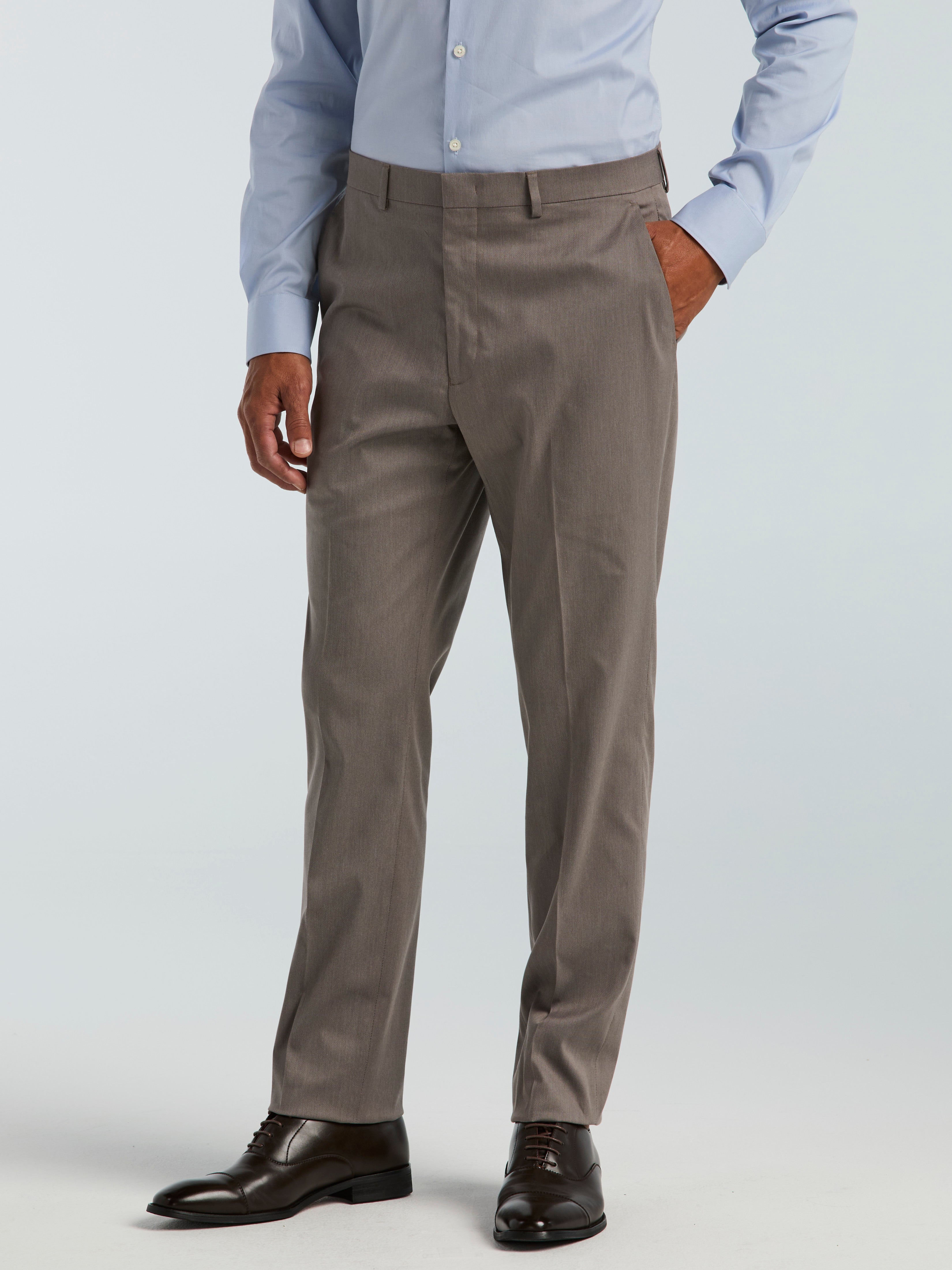 Slim Fit Textured Suit Pant – Perry Ellis