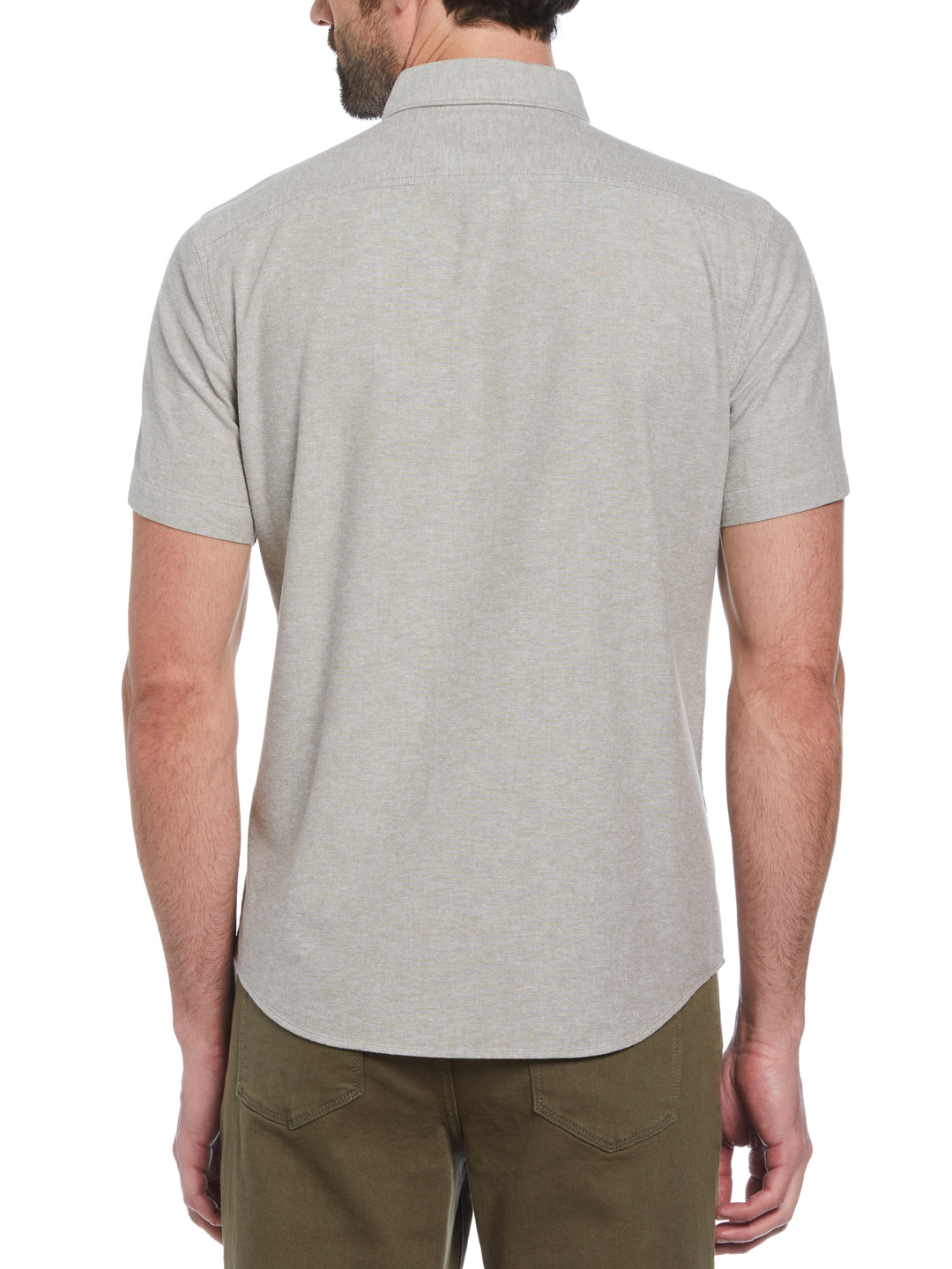 Short Sleeve Oxford Shirt (Dusty Olive) 