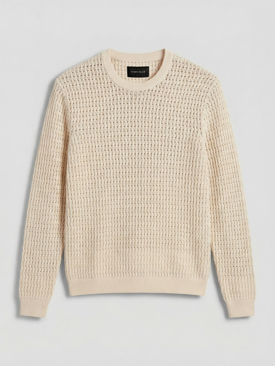 Cotton Crew Neck Sweater (Birch) 