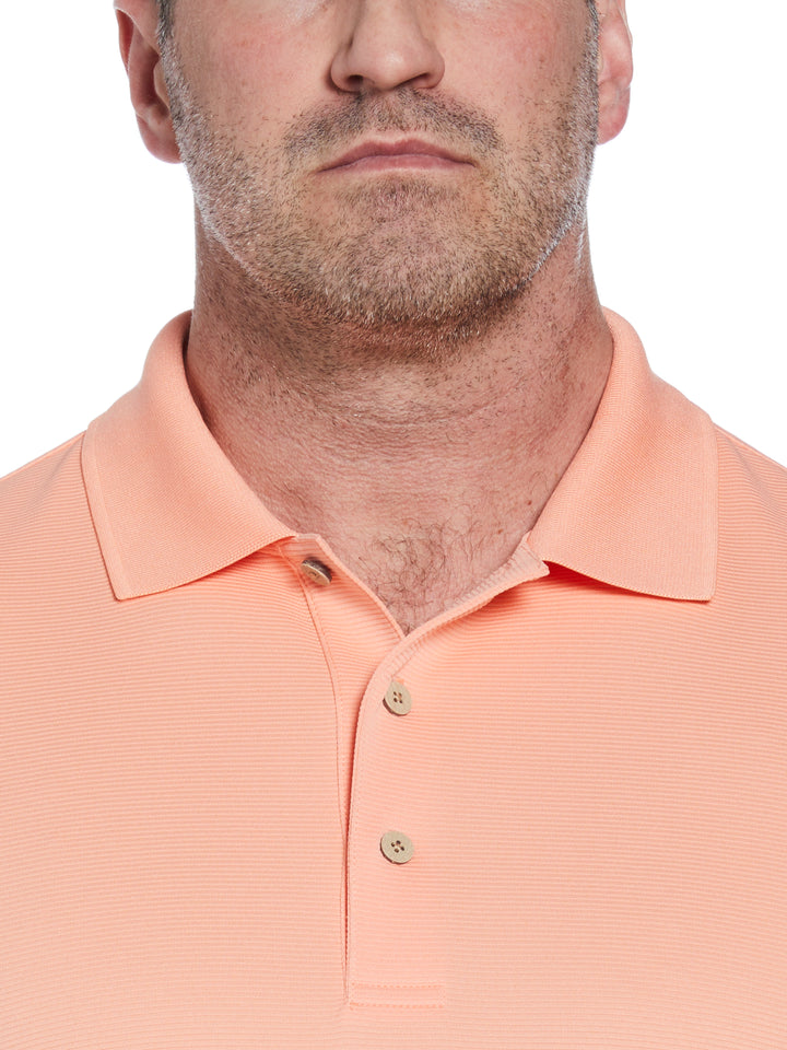 Big & Tall Ottoman Polo Shirt (Peach Pink) 