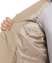 Slim Fit Tan Double Breasted Peak Lapel Suit