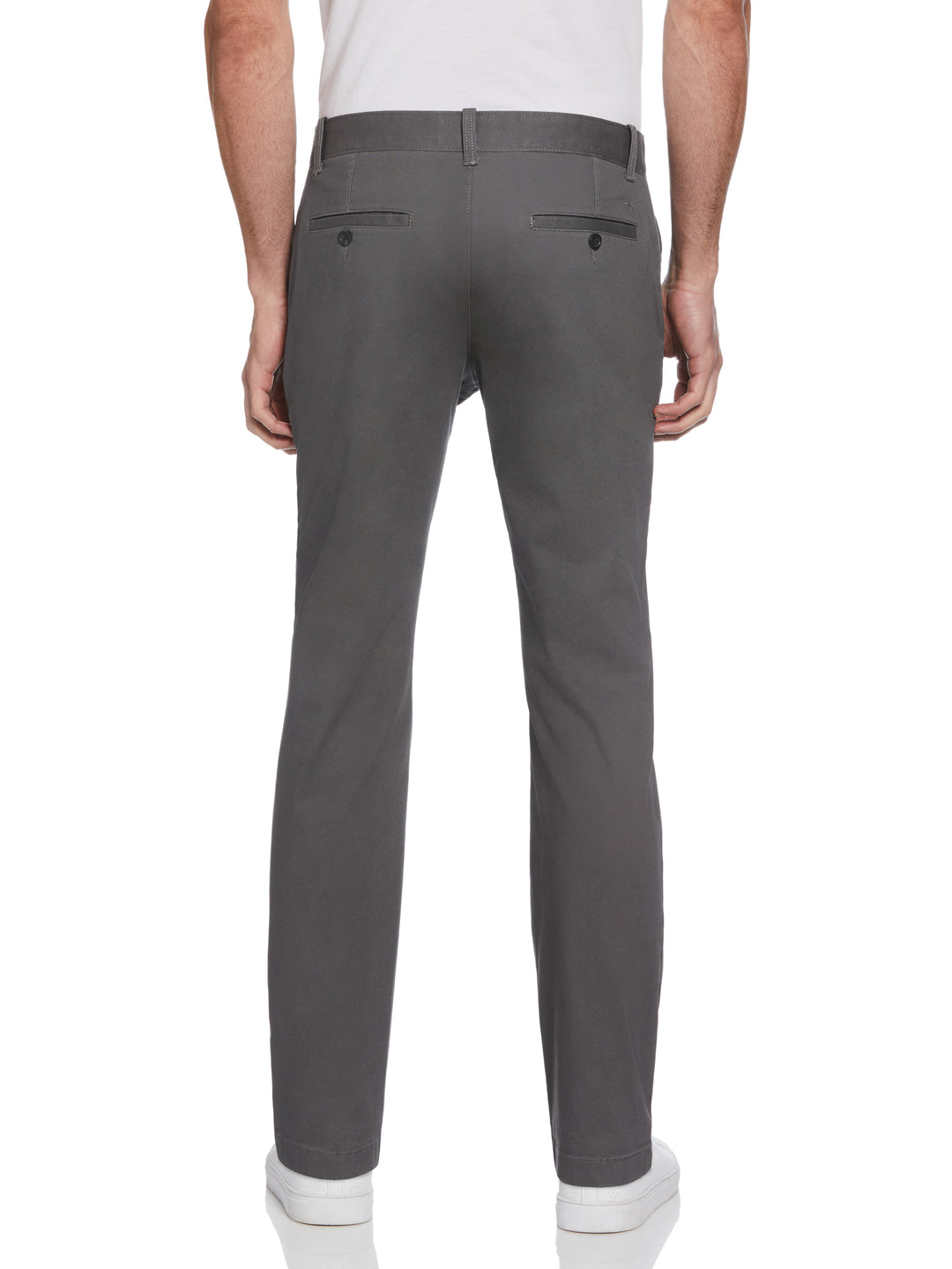 Slim Fit Stretch Chino Flat Front Pant (Castlerock) 