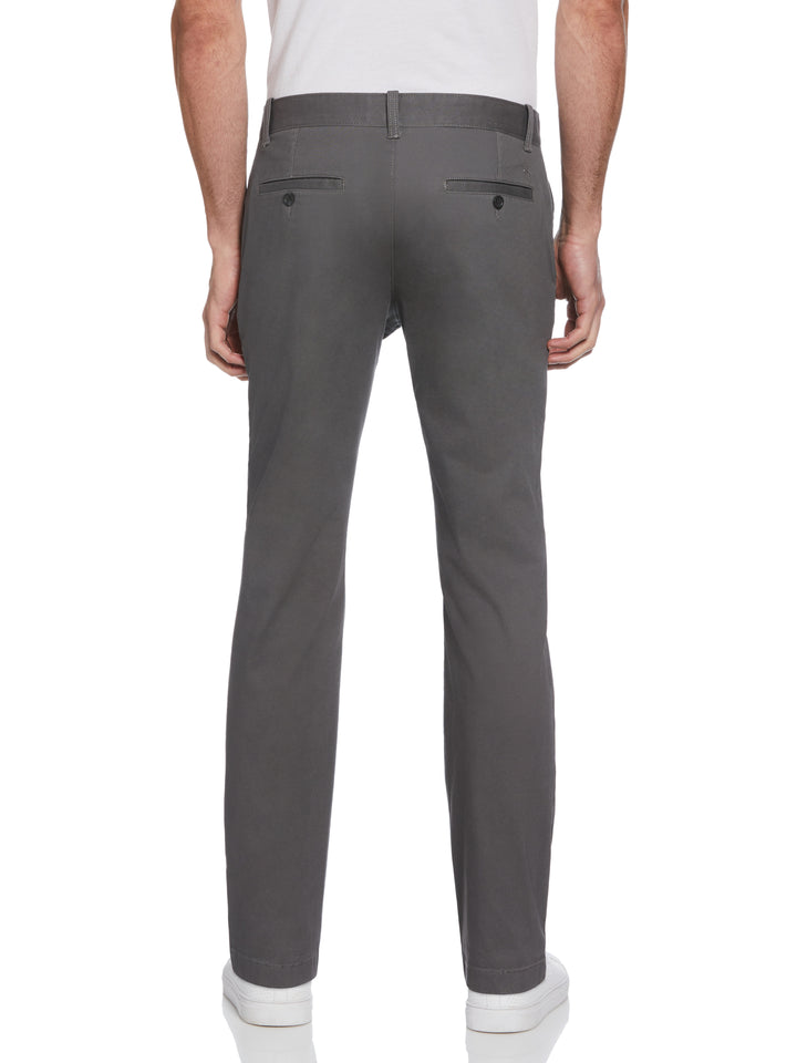 Slim Fit Stretch Chino Flat Front Pant (Castlerock) 