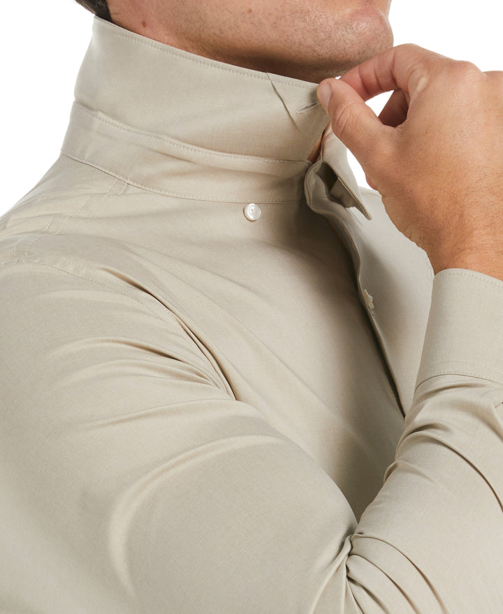 Total Stretch Big & Tall Heather Shirt (Abbey Stone)