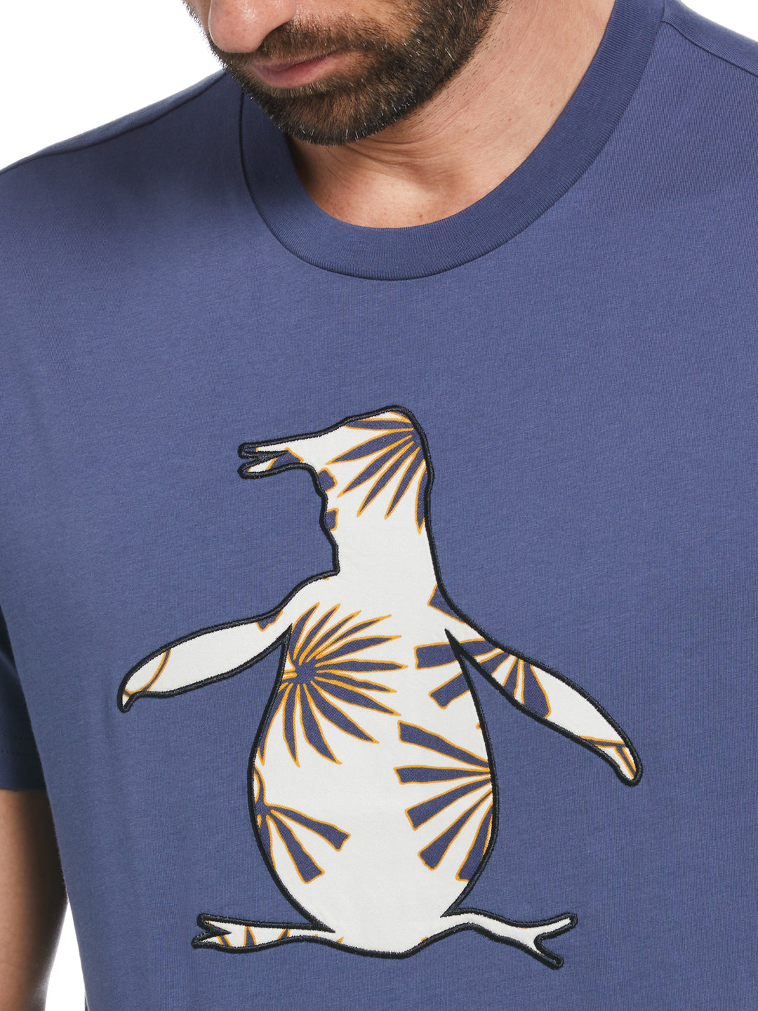 Floral Fill Pete Tee (Blue Indigo) 