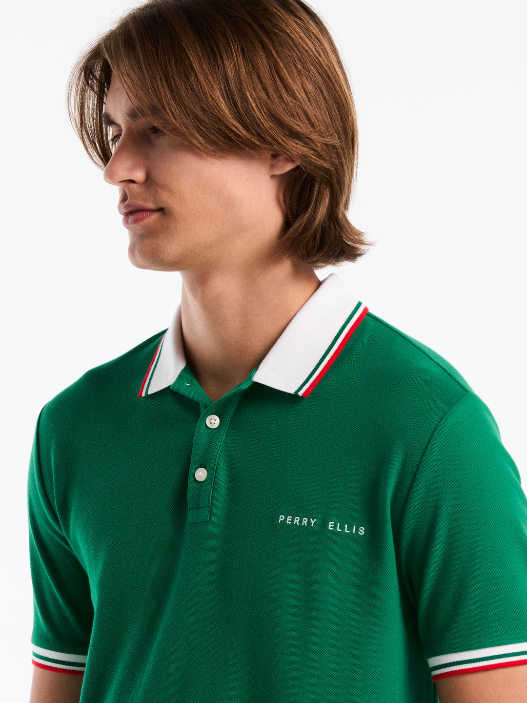 Pique Cotton Polo Shirt Mexico Edition (Green Jacket) 