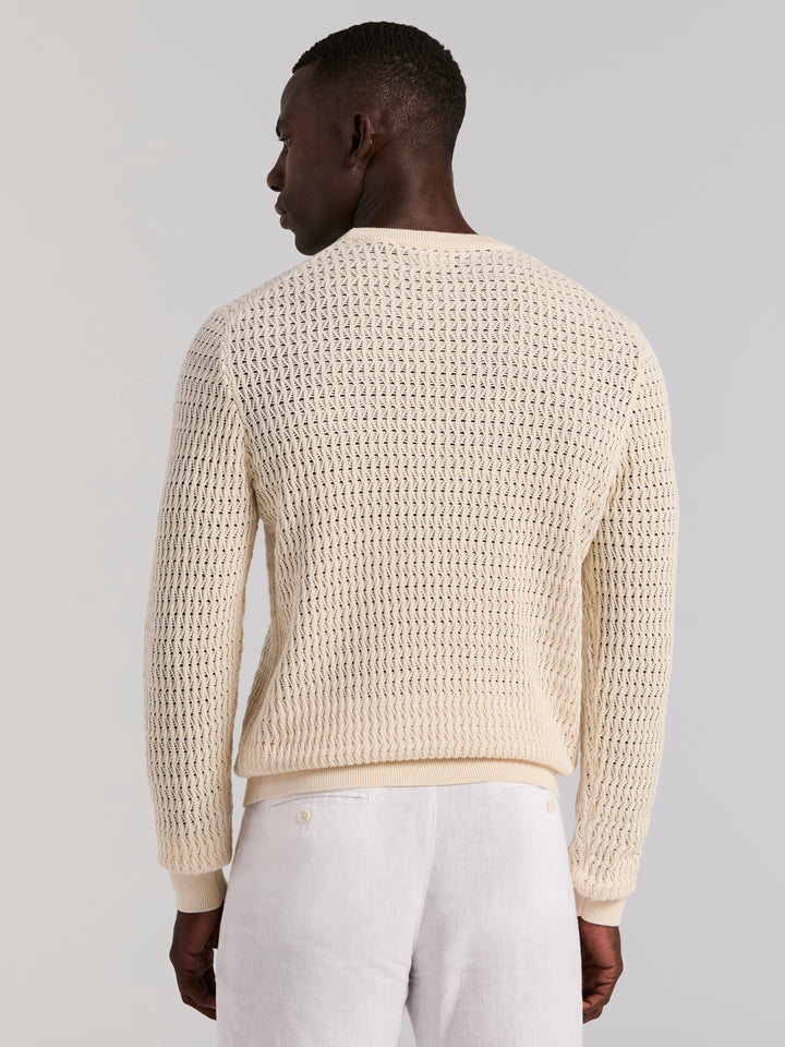 Cotton Crew Neck Sweater (Birch) 