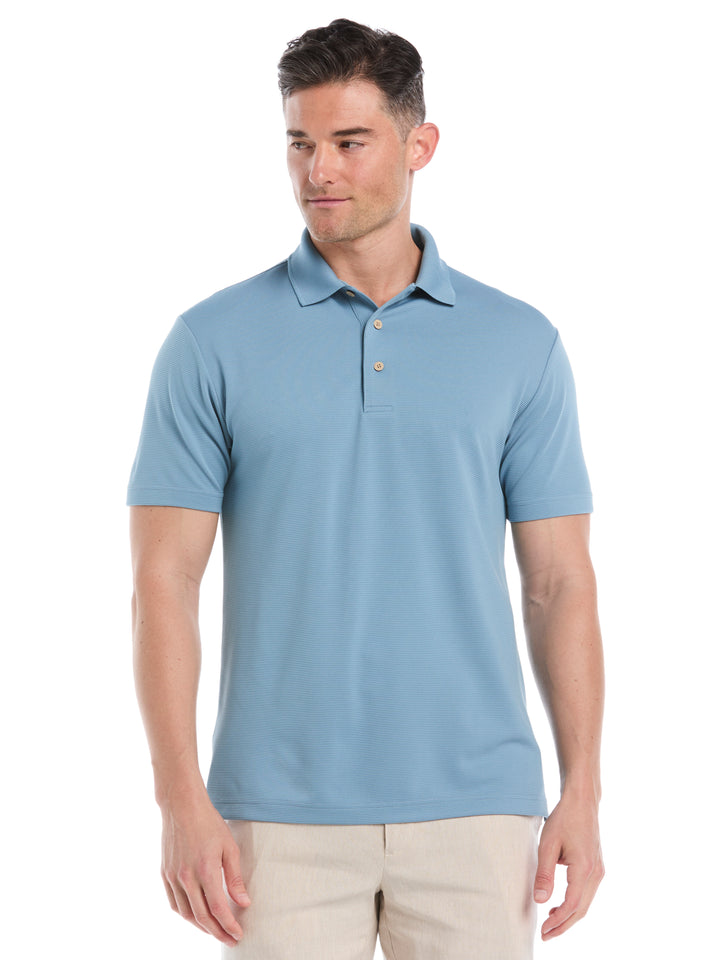 Wicking Ottoman Golf Polo Shirt (Windward Blue) 